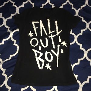Fall out boy tee shirt.